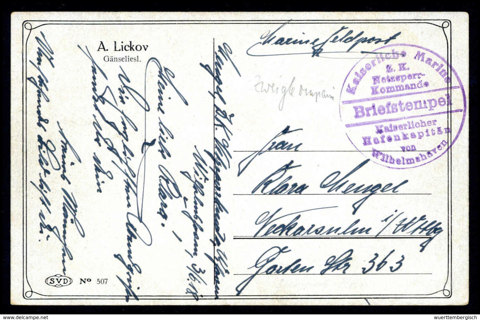 Beleg Deutsche Marine Schiffspost 1895-1939 - Other & Unclassified