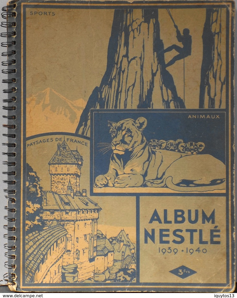 ALBUM NESTLE 1939 - 1940 Pratiquement Complet Il Manque Quelques Images - En Bon Etat D'Usage - Albums & Catalogues