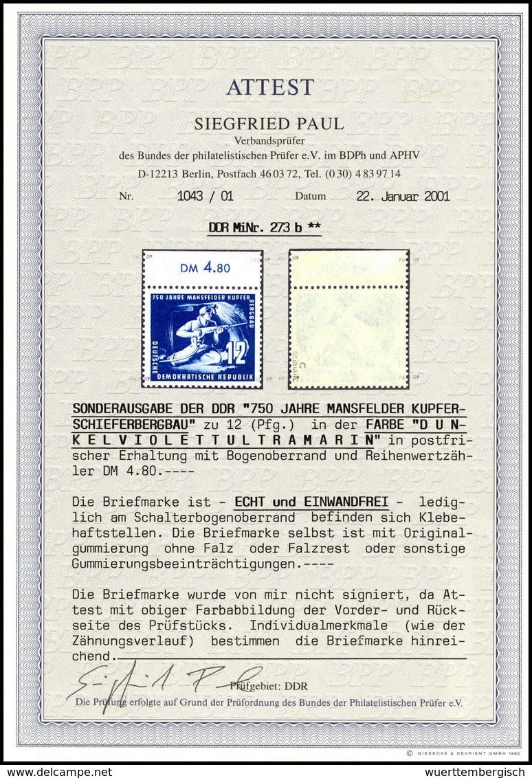 ** DDR - Sonstige & Ohne Zuordnung