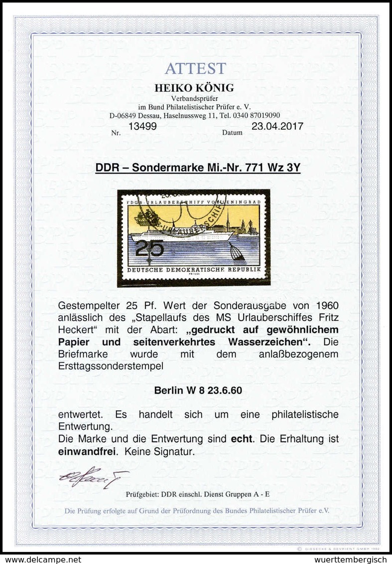 Gest. DDR - Sonstige & Ohne Zuordnung