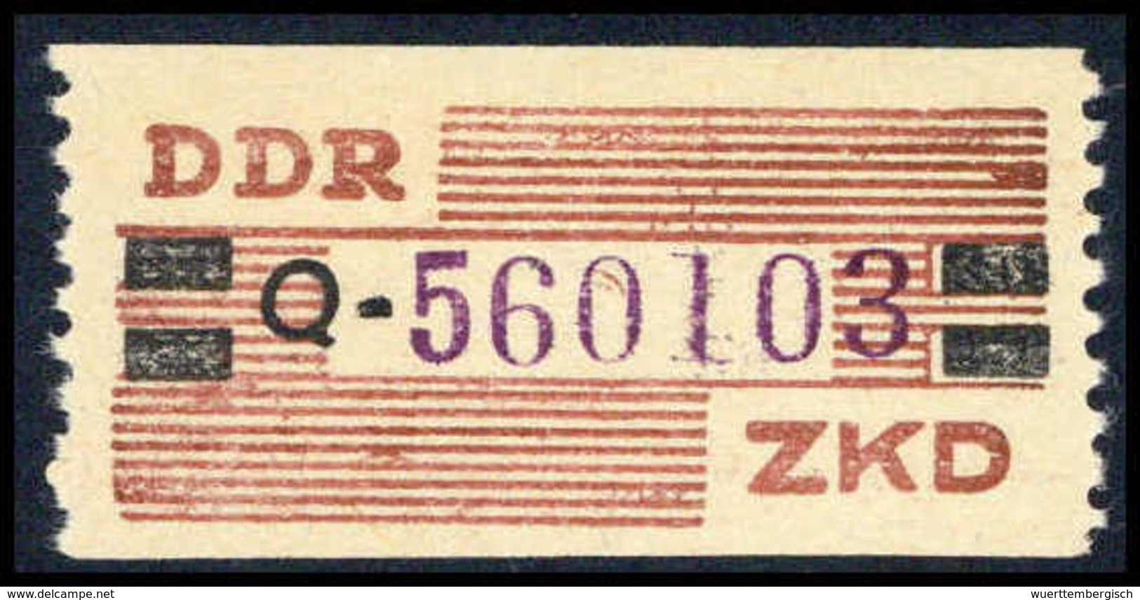 ** DDR Verwaltungspost B Zentraler Kurierdienst - Autres & Non Classés