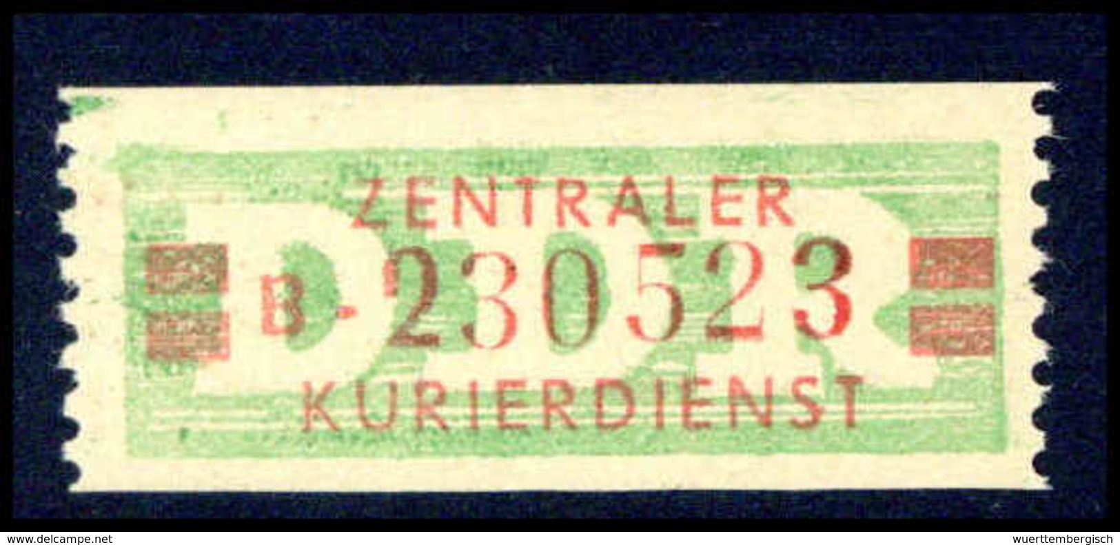 ** DDR Verwaltungspost B Zentraler Kurierdienst - Autres & Non Classés