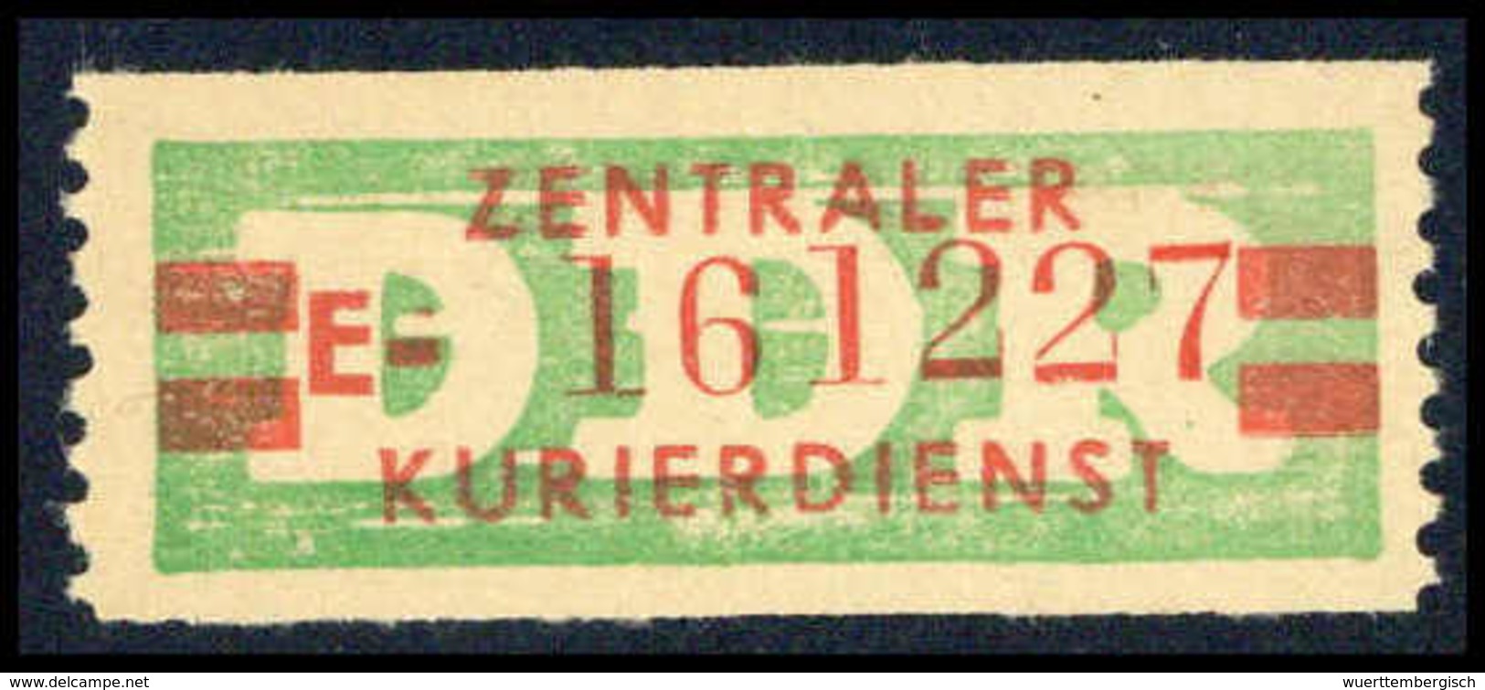 ** DDR Verwaltungspost B Zentraler Kurierdienst - Autres & Non Classés