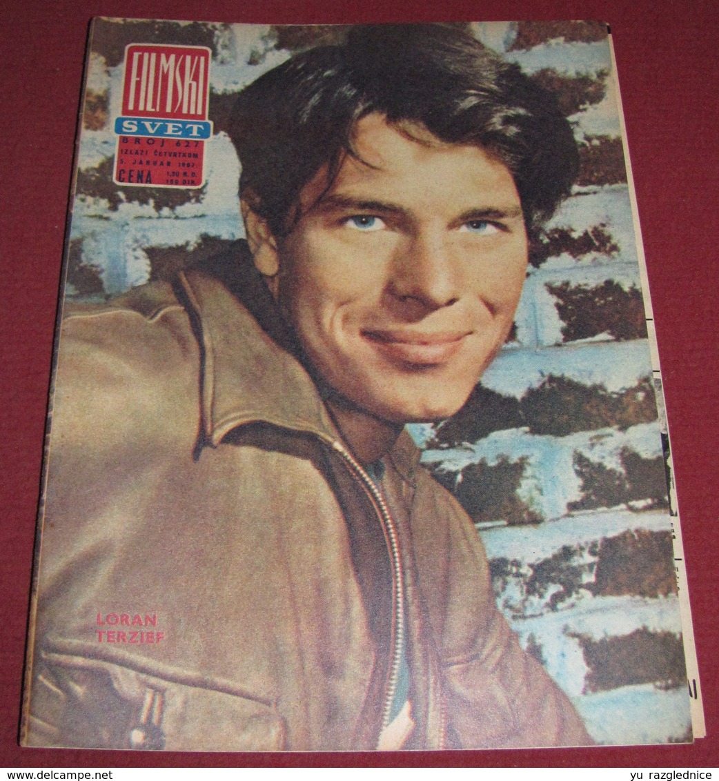 Laurent Terzieff FILMSKI SVET Yugoslavian January 1967 VERY RARE - Magazines