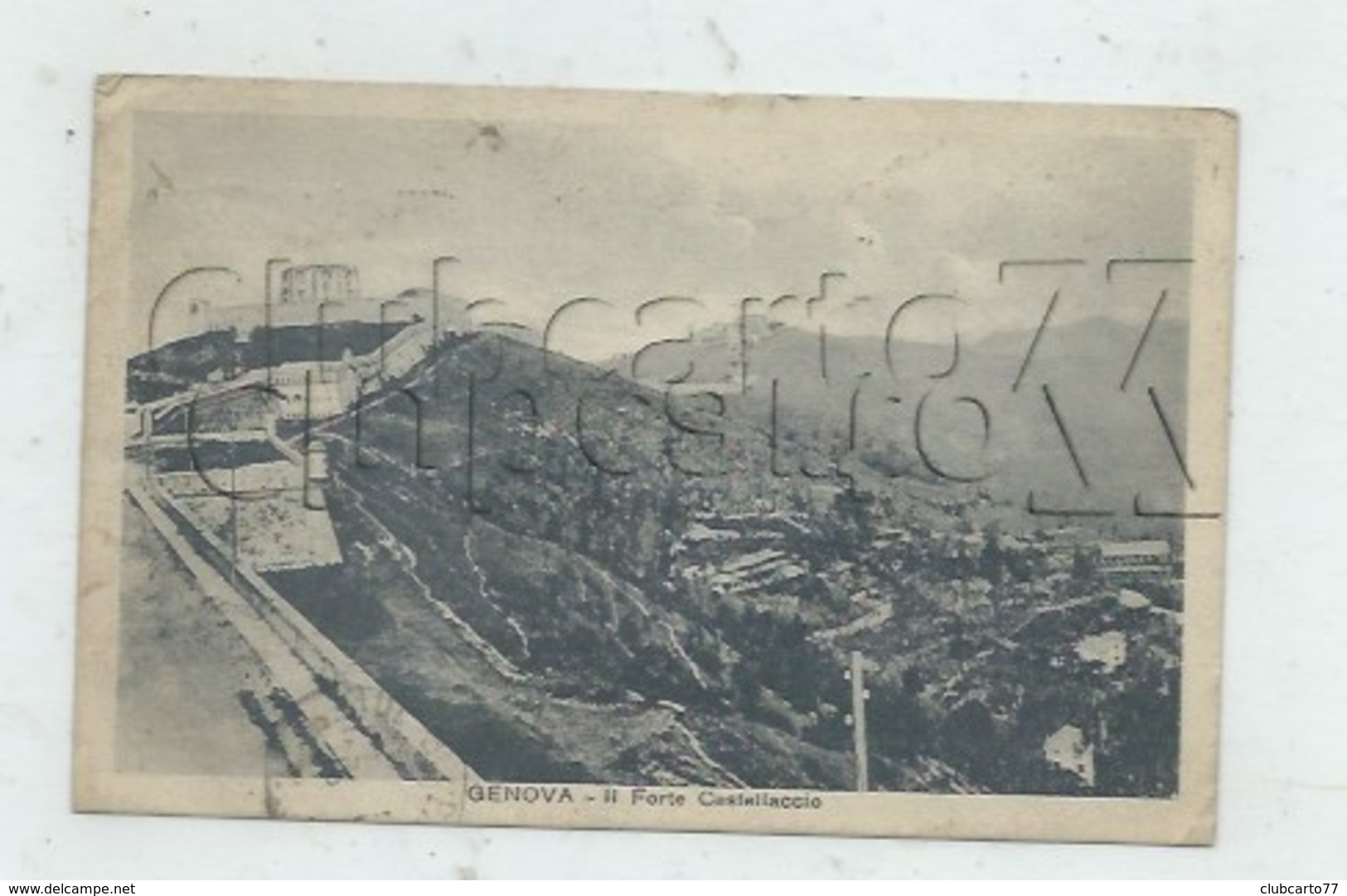 Gênes Ou Genova (Italie, Liguria) : Il Forte Castellaccio En  1923 PF. - Genova (Genoa)