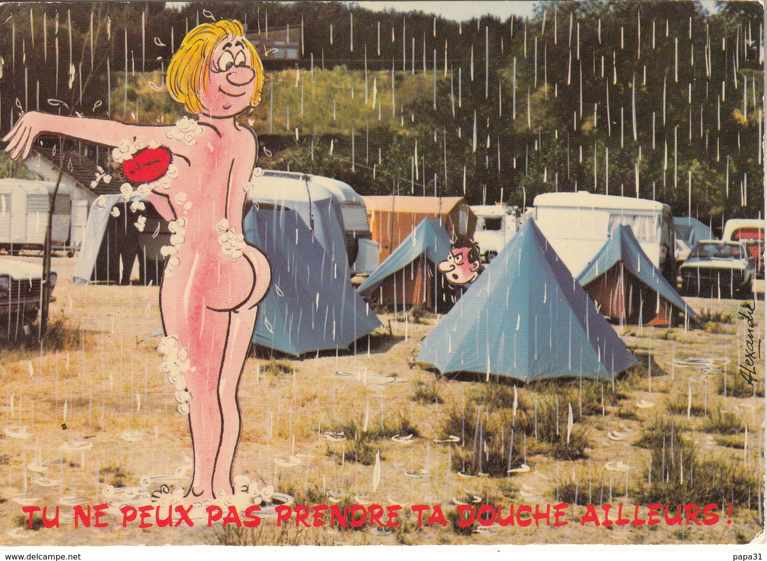 Série " CAMPING "  N°  821/3 - Humour