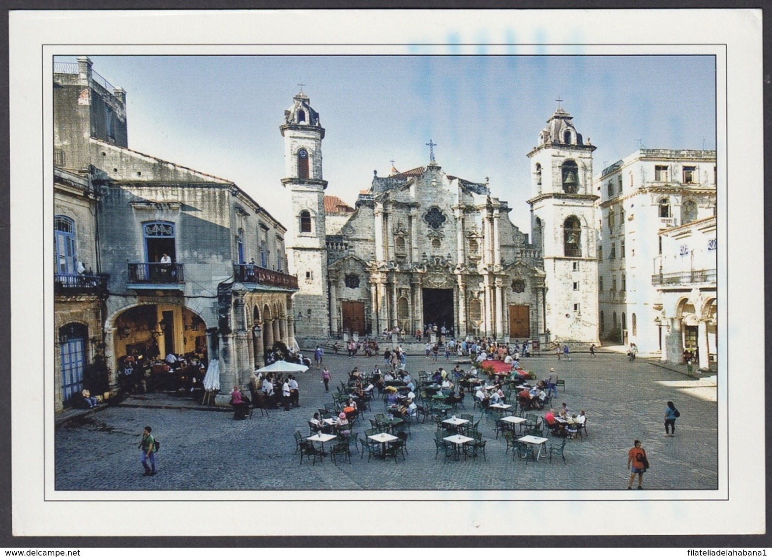 2011-EP-35 CUBA 2011 POSTAL STATIONERY FORWARDED. HABANA 5/40, CATEDRAL CHURCH, CATHEDRAL OF HAVANA. - Unused Stamps