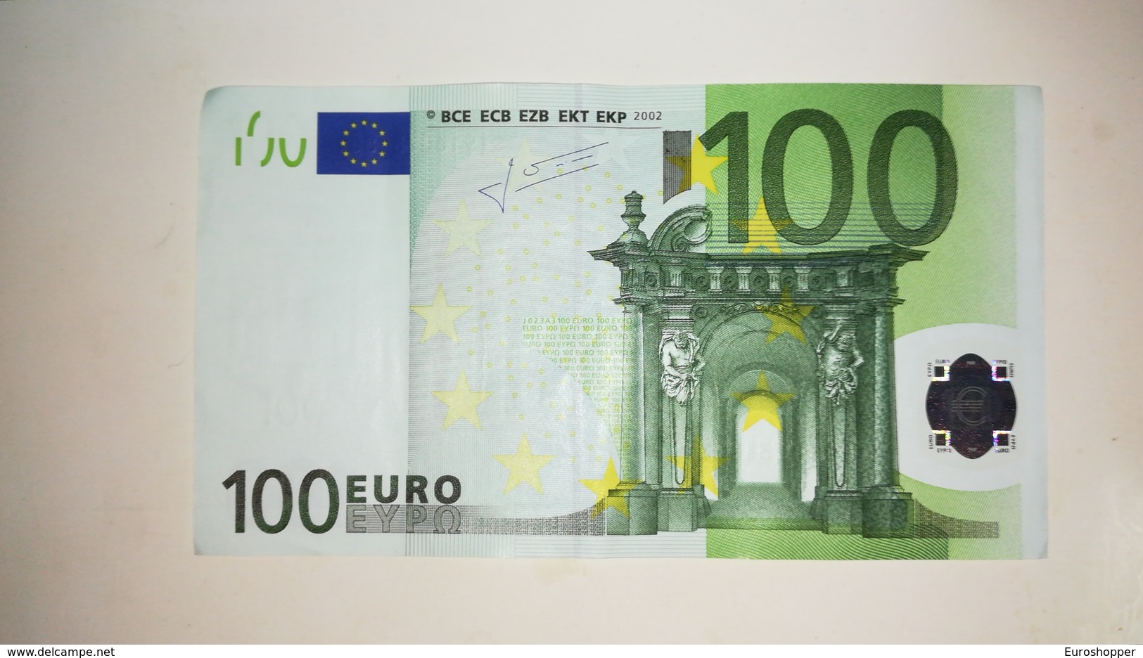 EURO-ITALY 100 EURO (S) J023 Sign Trichet UNC - 100 Euro