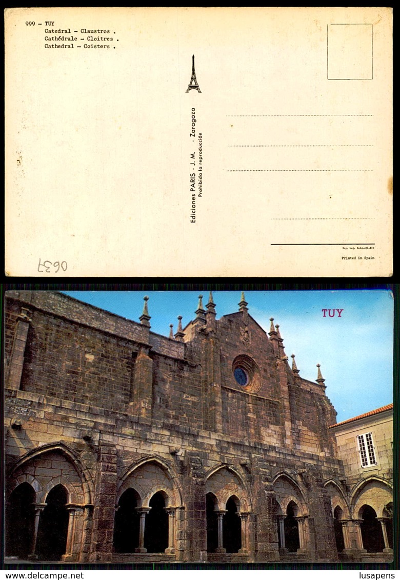 EC [00637]- ESPAÑA- TUY- CATEDRAL CLAUSTROS - Autres & Non Classés