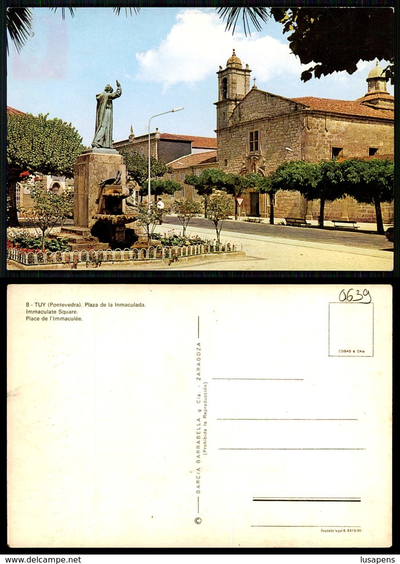 EC [00639]- ESPAÑA- TUY- PLAZA DE LA INMACULADA - Autres & Non Classés