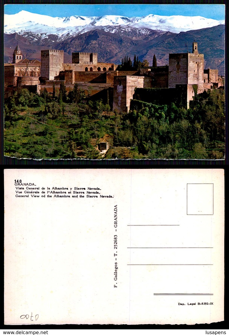 EC [00700]- ESPAÑA- GRANADA- ALHAMBRA - Autres & Non Classés