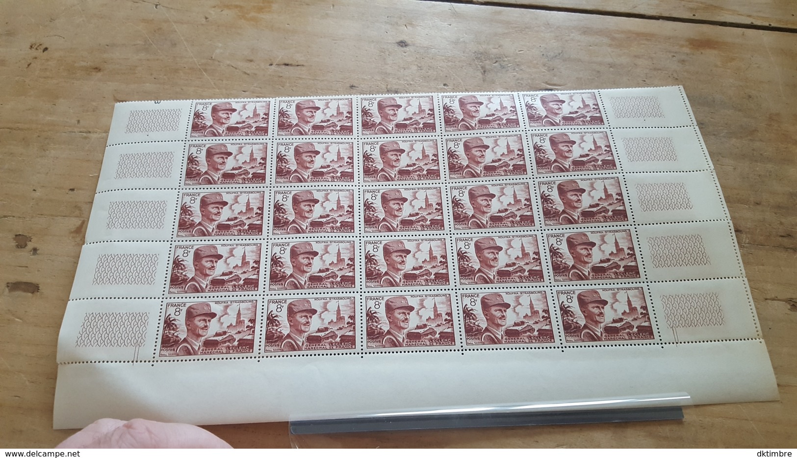 LOT 450787 TIMBRE DE FRANCE NEUF** LUXE N°942 VALEUR 30 EUROS FEUILLE - Feuilles Complètes