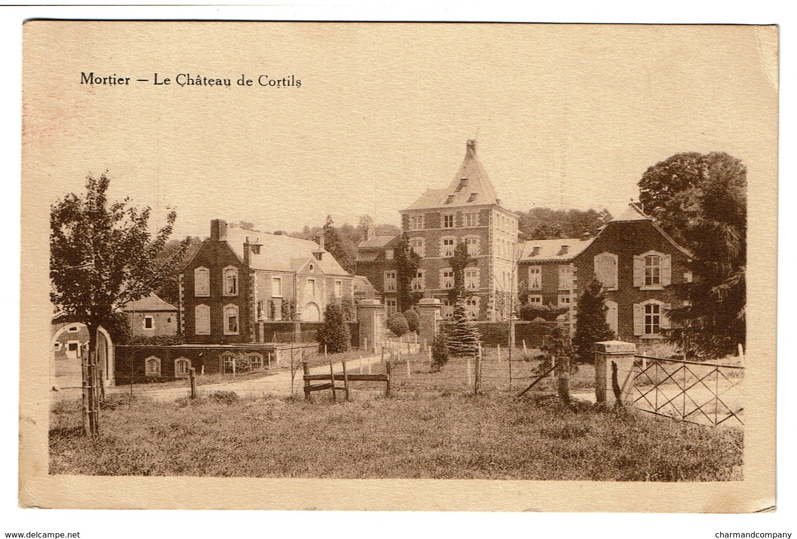 Mortier - Le Château De Cortils - 1947 - Edit. Fonsny Andrimont - 2 Scans - Blegny