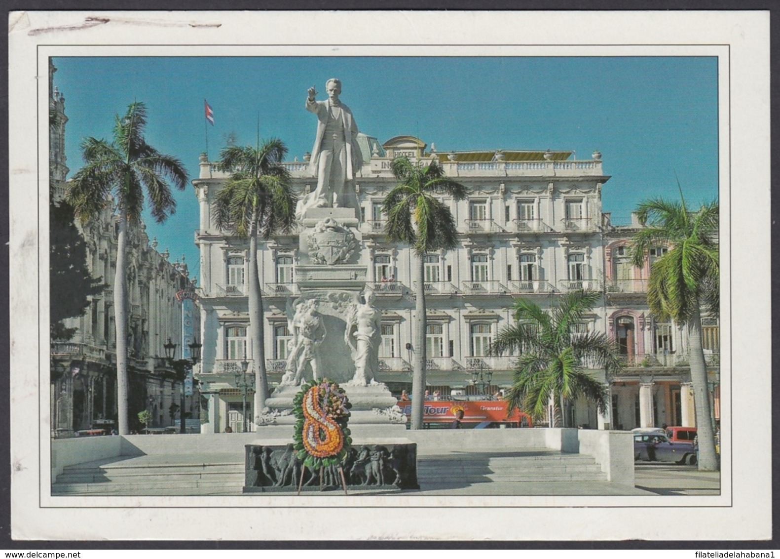 2012-EP-30 CUBA 2012 POSTAL STATIONERY FORWARDED. HABANA 14/40, CENTRAL PARK, INGLATERRA HOTEL. - Other & Unclassified