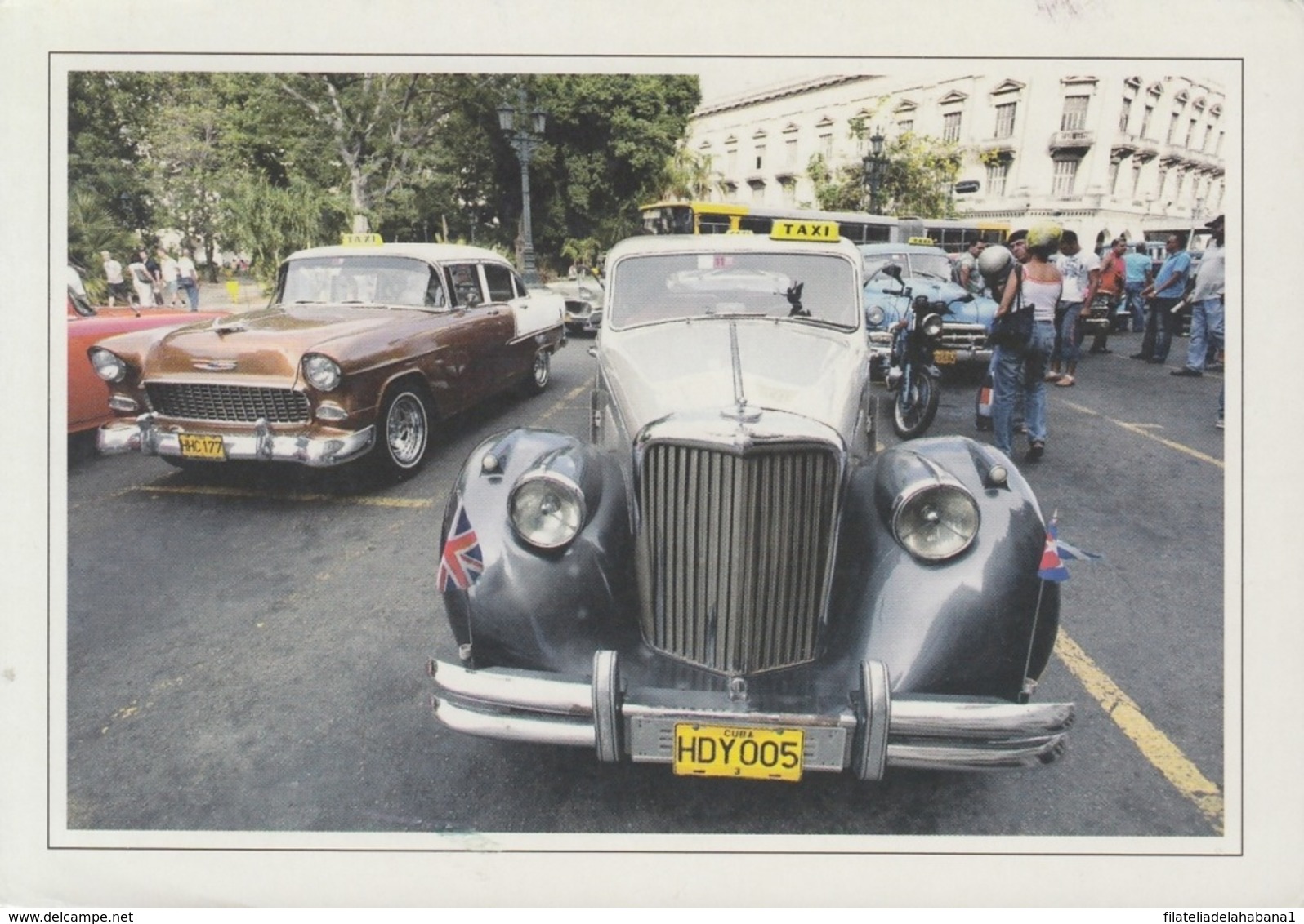 2013-EP-153 CUBA 2013 POSTAL STATIONERY FORWARDED. HABANA 17/32, OLD CAR, AUTOS ANTIGUOS. - Other & Unclassified