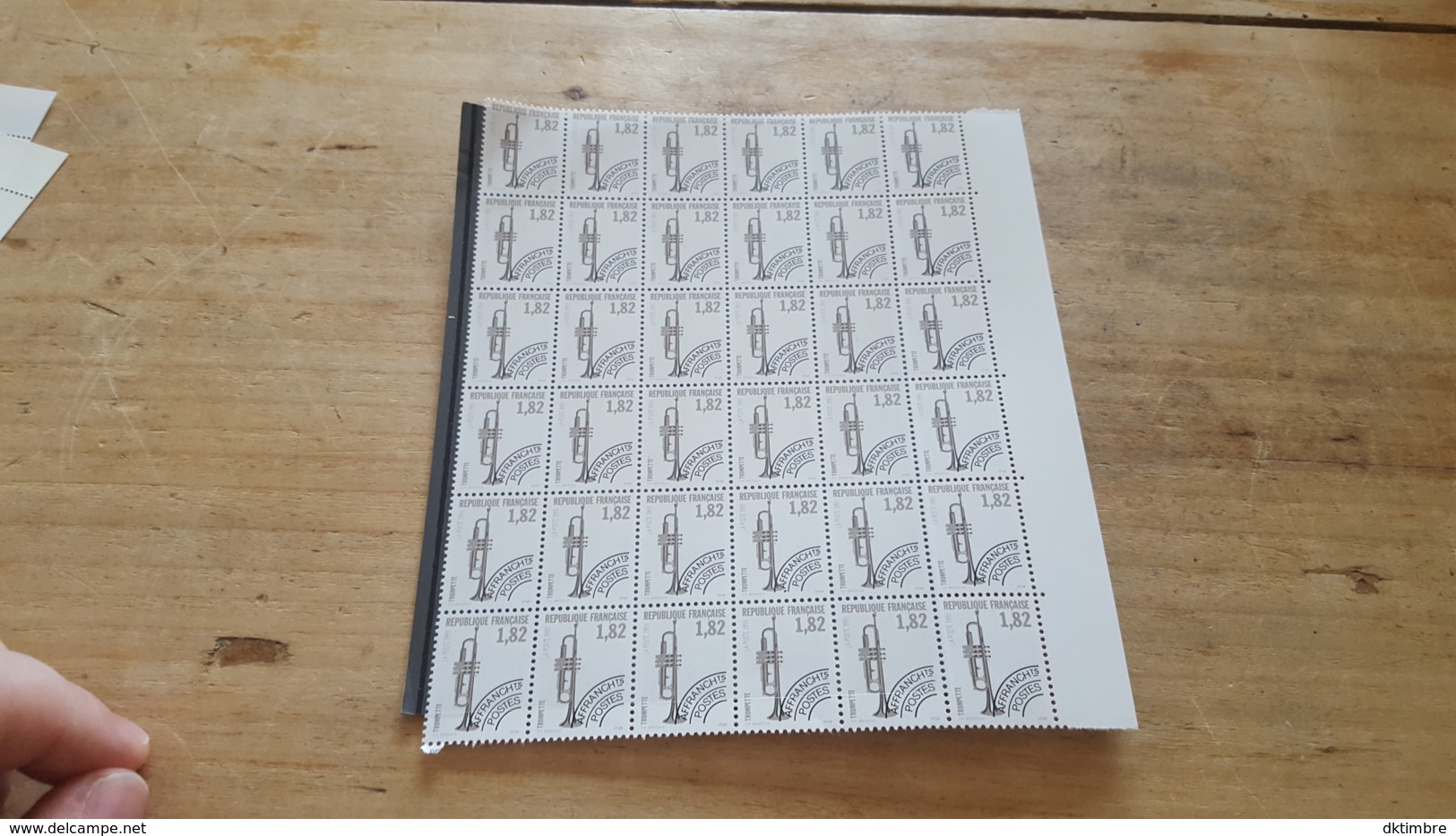 LOT 450804 TIMBRE DE FRANCE NEUF** LUXE PREO  N°228 VALEUR 36 EUROS  FEUILLE - Feuilles Complètes