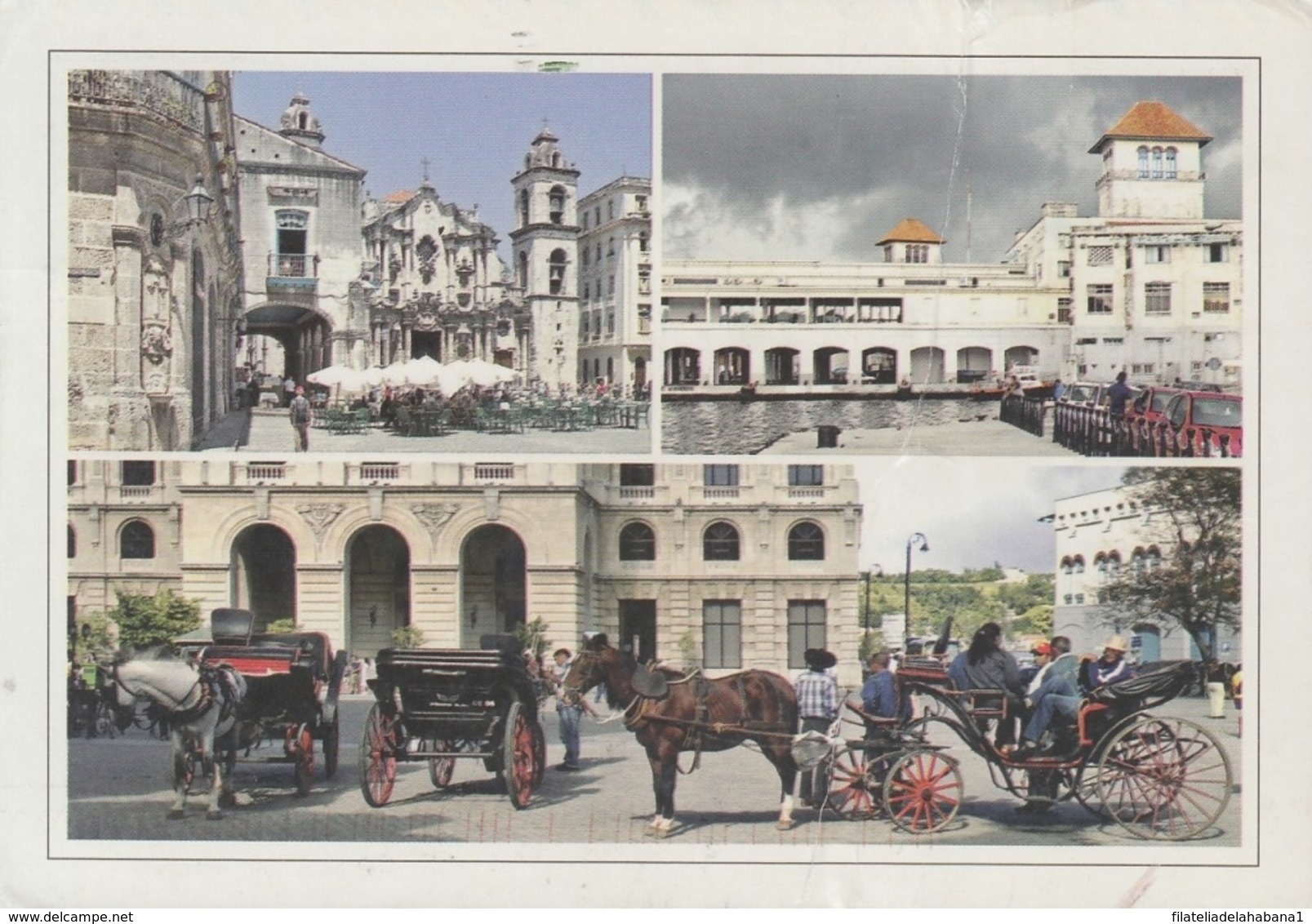 2013-EP-159 CUBA 2013 POSTAL STATIONERY FORWARDED. HABANA 5/32, MALECON BUICK OLD CAR, AUTOS ANTIGUOS. - Other & Unclassified