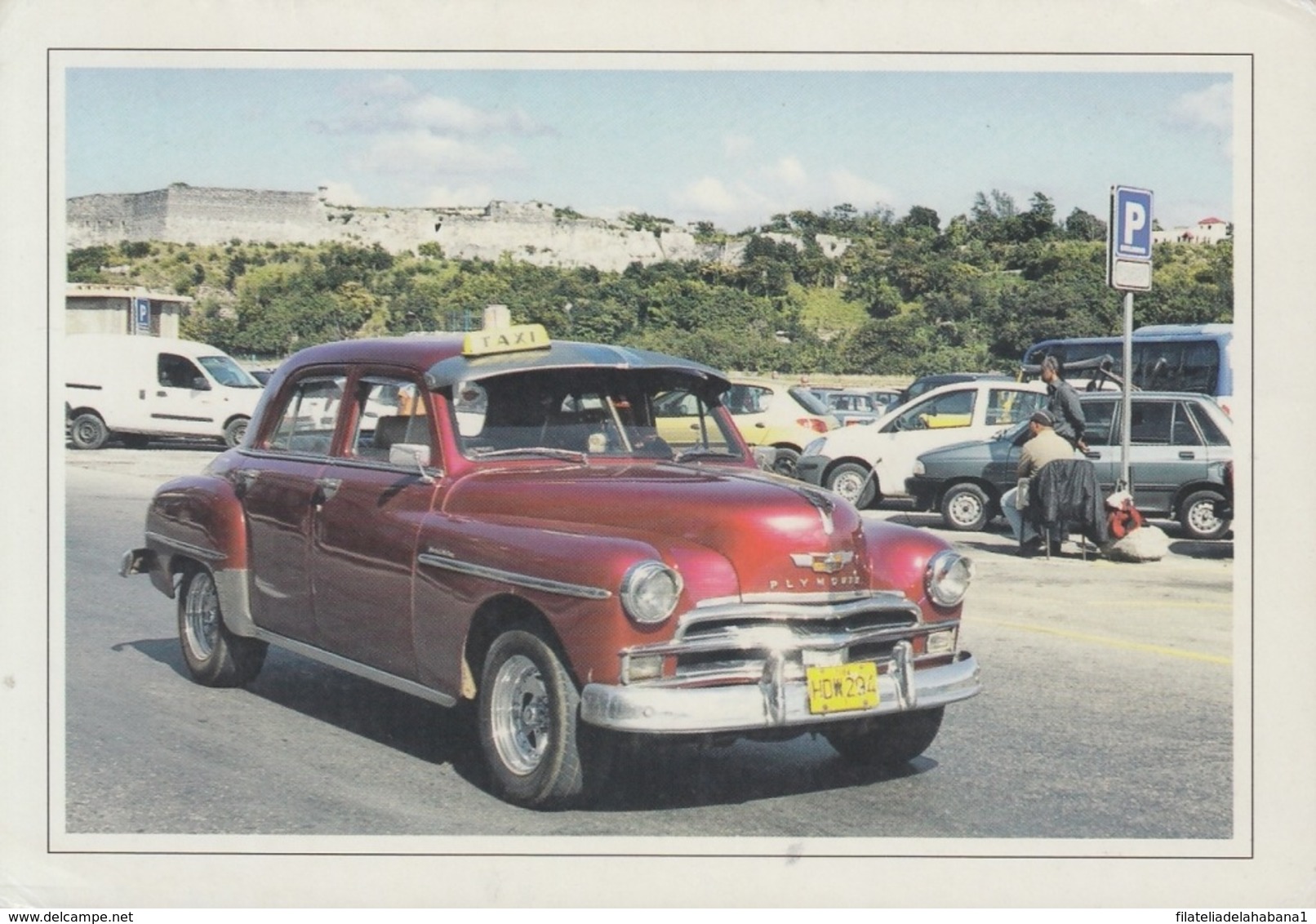 2013-EP-163 CUBA 2013 POSTAL STATIONERY FORWARDED. HABANA 27/32, CHEVROLET OLD CAR, AUTOS ANTIGUOS. - Other & Unclassified