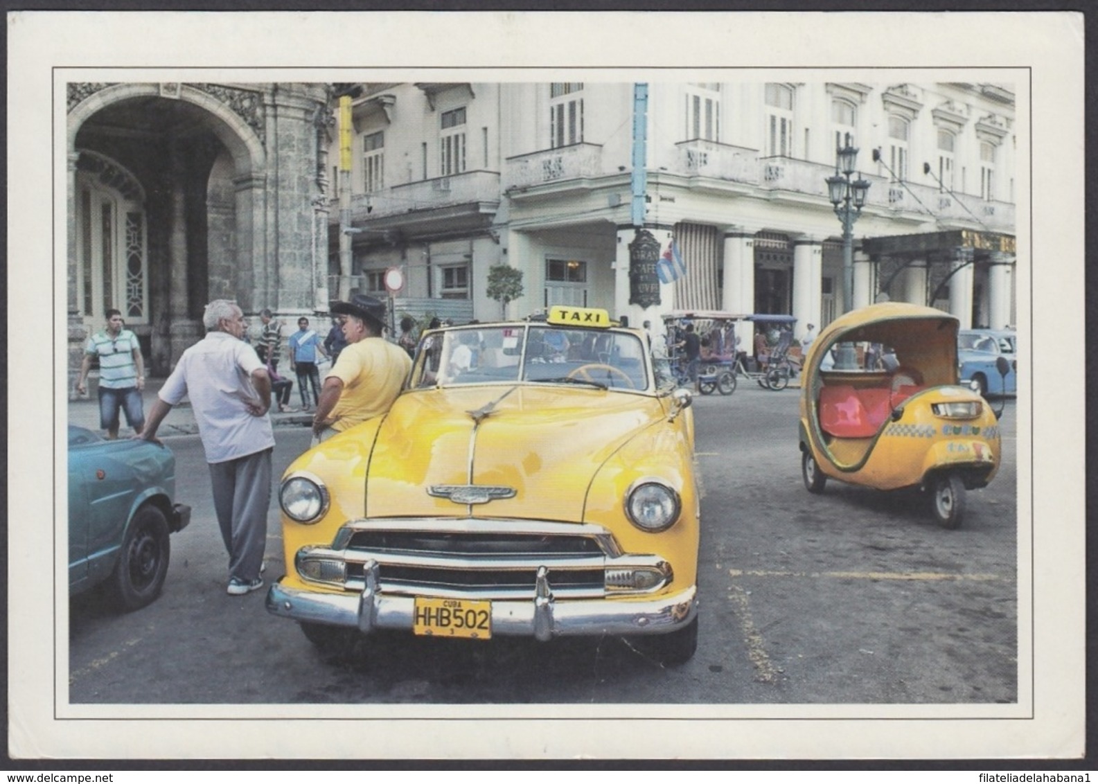 2013-EP-165 CUBA 2013 POSTAL STATIONERY FORWARDED. HABANA 28/32, CHEVROLET OLD CAR, AUTOS ANTIGUOS. - Other & Unclassified