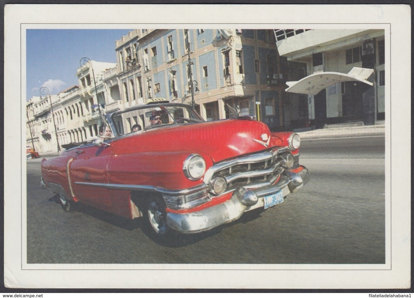 2013-EP-166 CUBA 2013 POSTAL STATIONERY FORWARDED. HABANA 32/32, BUICK OLD CAR, AUTOS ANTIGUOS. - Other & Unclassified