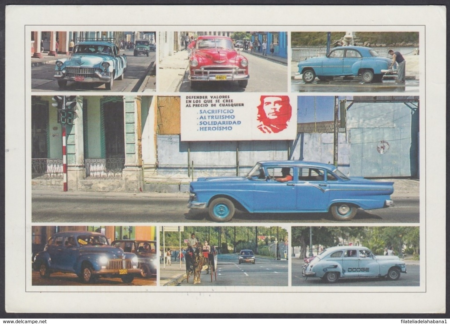 2013-EP-169 CUBA 2013 POSTAL STATIONERY FORWARDED. HABANA 16/32, OLD CAR, AUTOS ANTIGUOS. - Other & Unclassified