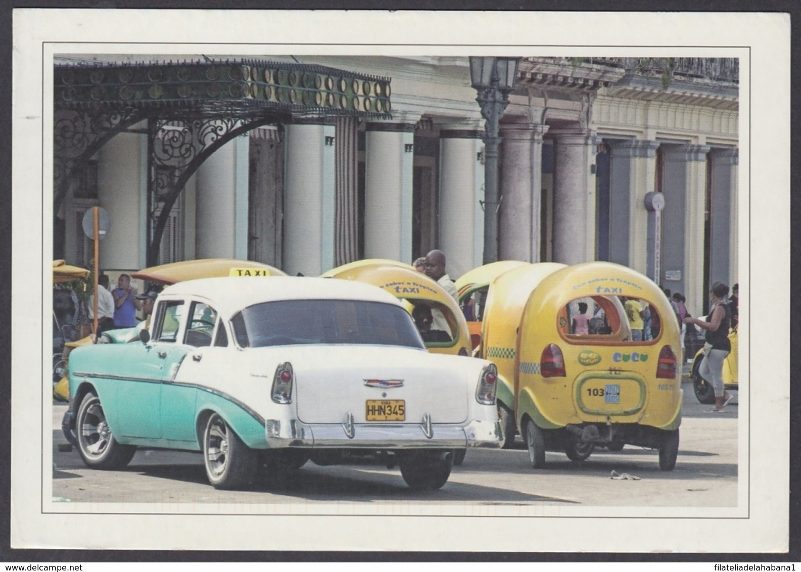 2013-EP-184 CUBA 2013 POSTAL STATIONERY FORWARDED. HABANA 29/32, BUICK OLD CAR, AUTOS ANTIGUOS. - Other & Unclassified