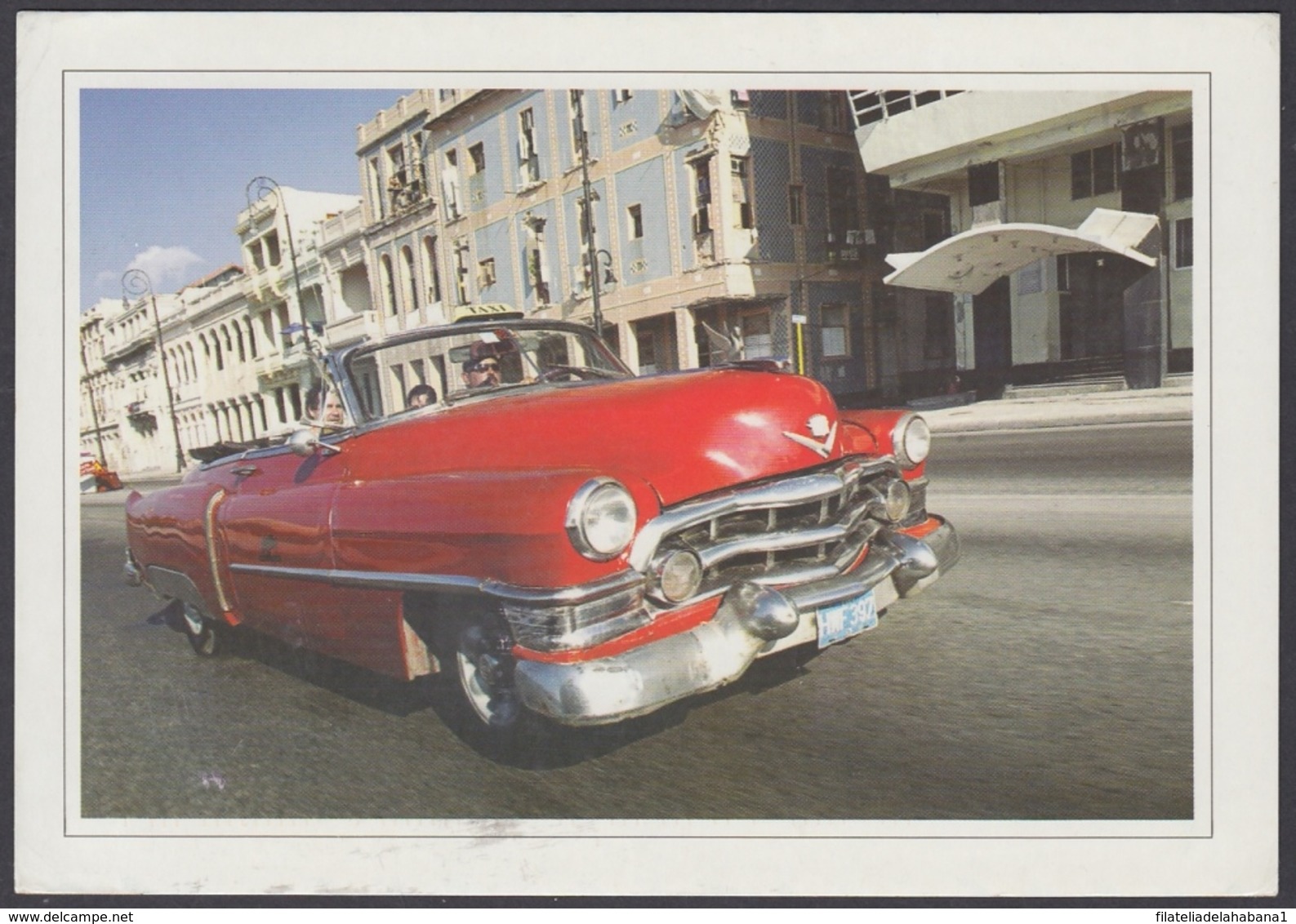 2013-EP-185 CUBA 2013 POSTAL STATIONERY FORWARDED. HABANA 32/32, BUICK OLD CAR, AUTOS ANTIGUOS. - Other & Unclassified