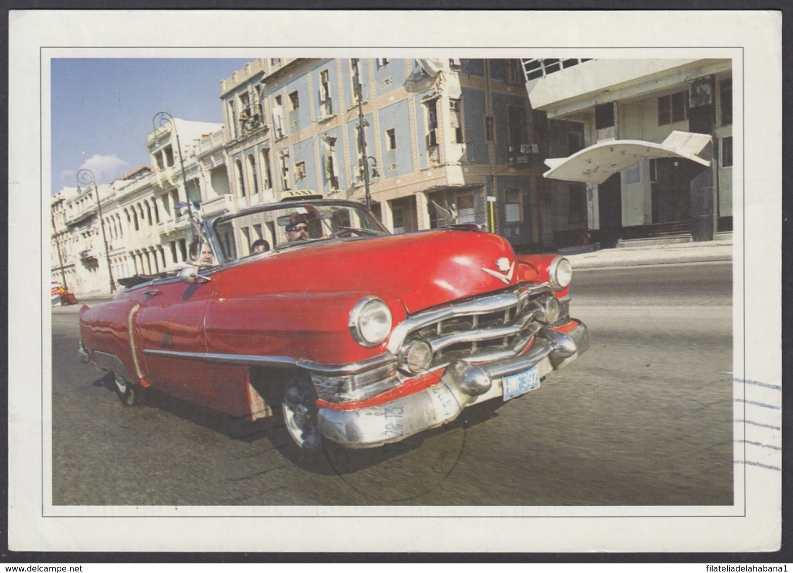 2013-EP-187 CUBA 2013 POSTAL STATIONERY FORWARDED. HABANA 32/32, BUICK OLD CAR, AUTOS ANTIGUOS. - Other & Unclassified