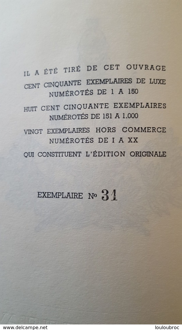 L'ARMEE FRANCAISE  LE GENIE EXEMPLAIRE N°31 DE LUXE  EDITION GR 1960    280  PAGES - History