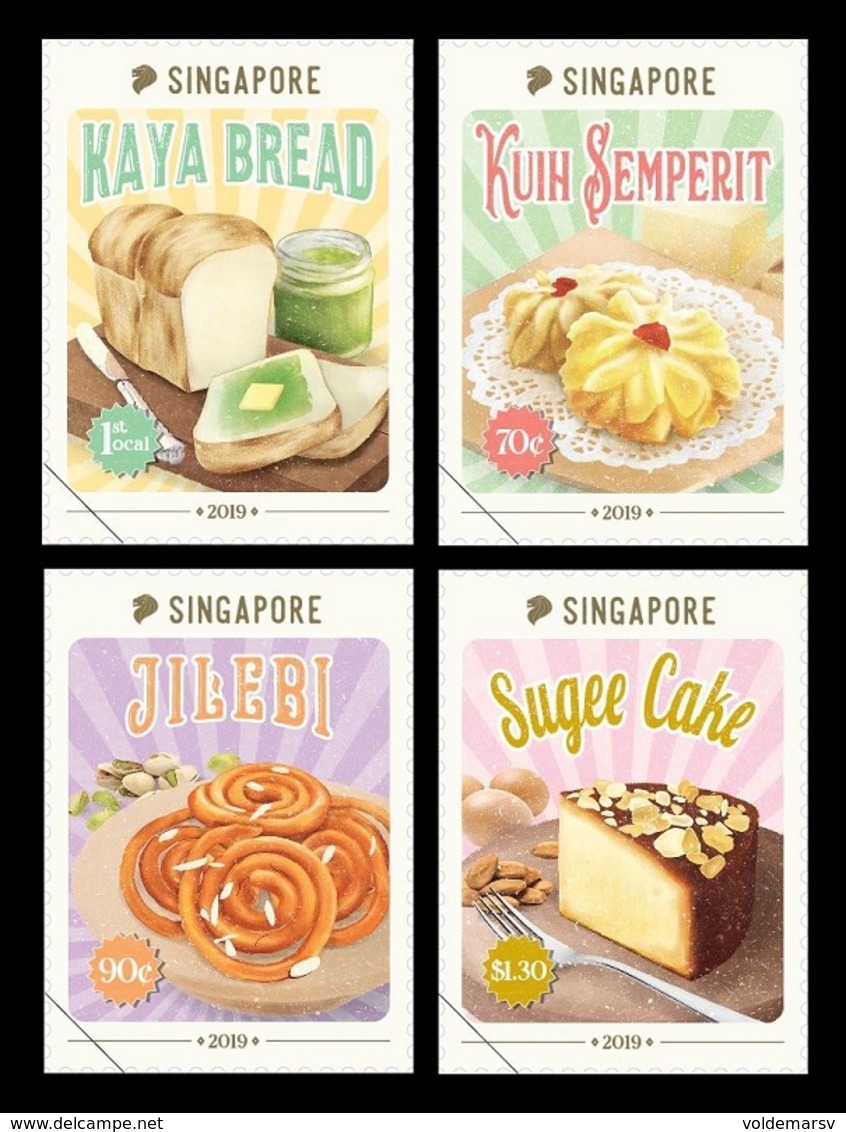 Singapore 2019 Mih. 2608/11 Gastronomy. Traditional Confections MNH ** - Singapour (1959-...)