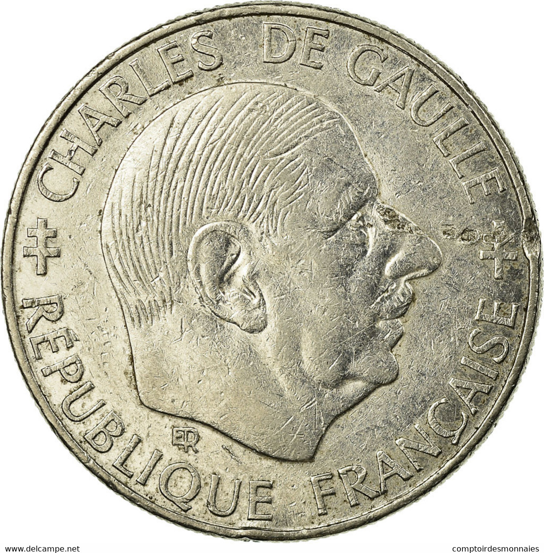 Monnaie, France, Charles De Gaulle, Franc, 1988, Paris, TB, Nickel, Gadoury:475 - Commémoratives