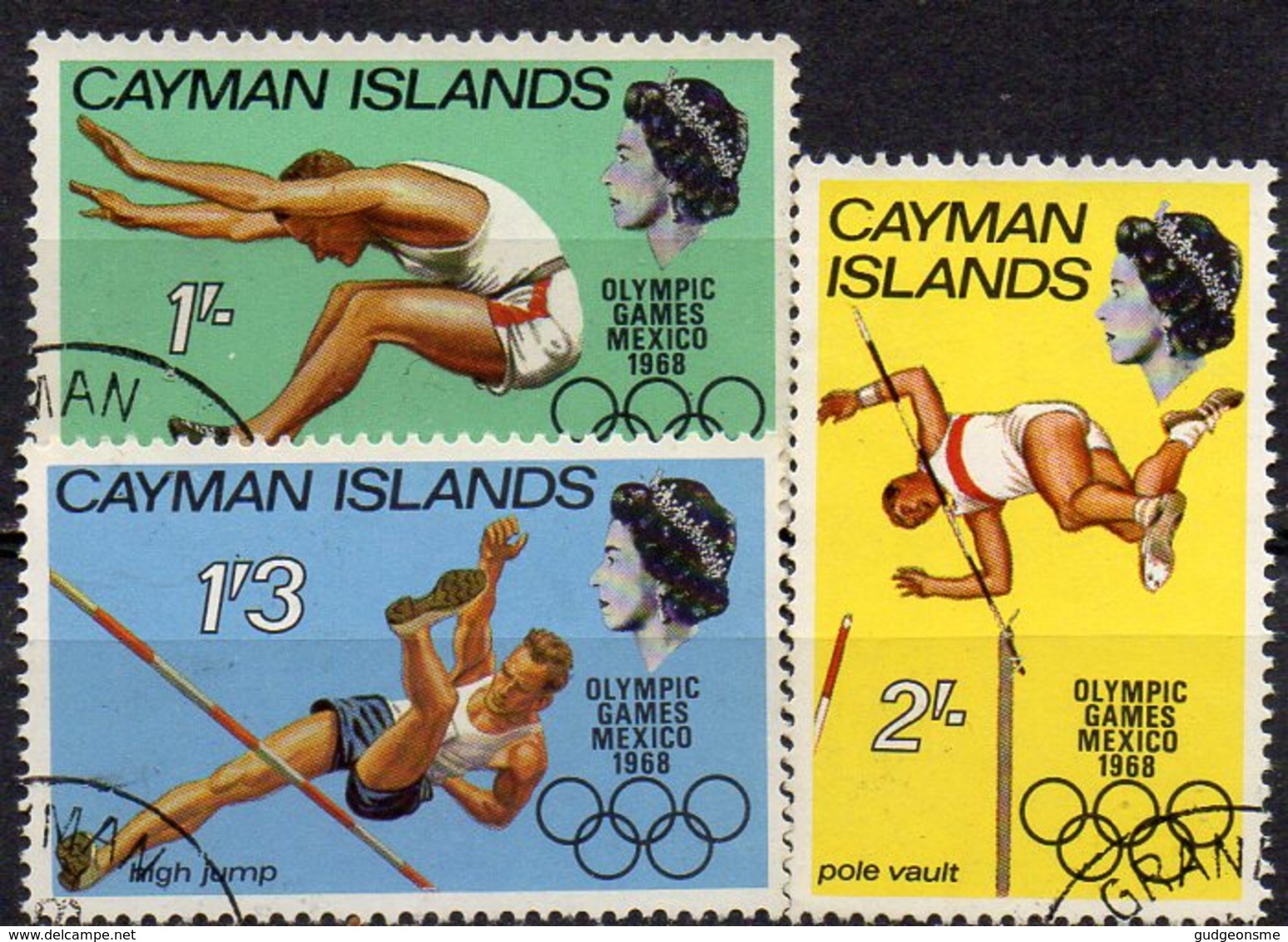 1968 Olympics Set Used - Cayman Islands