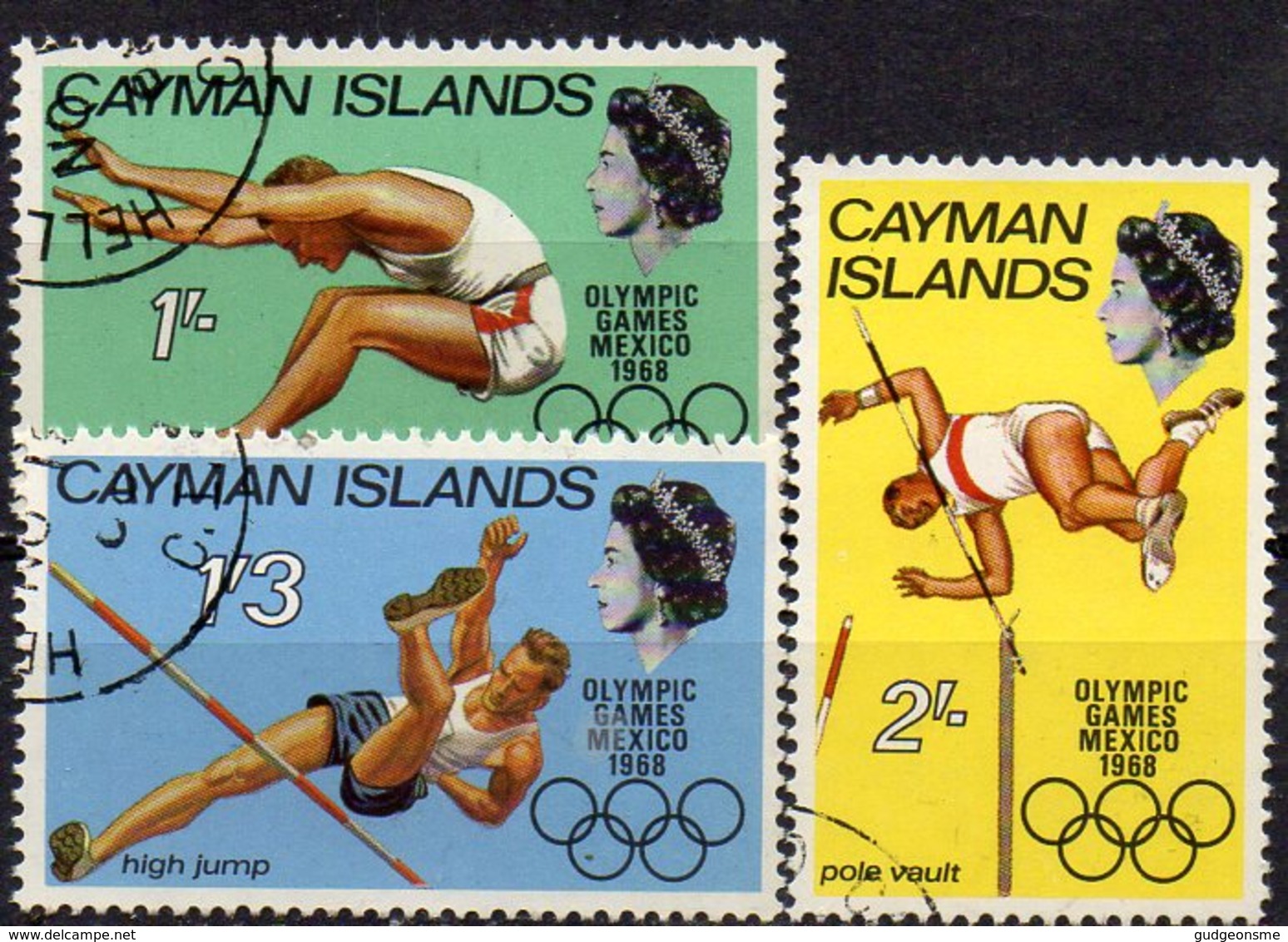 1968 Olympics Set Used - Cayman Islands