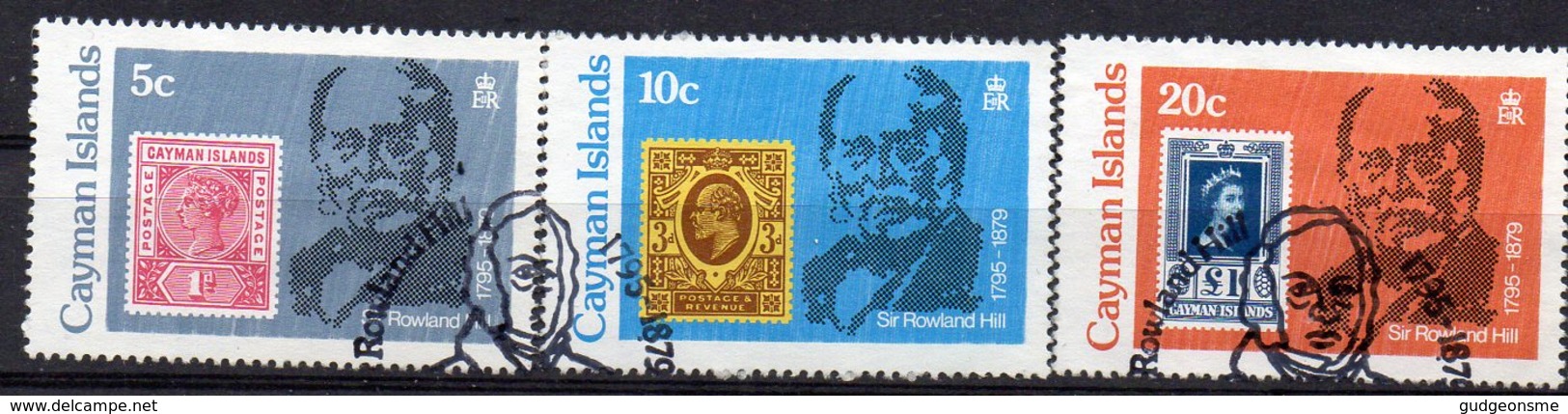 1979 Rowland Hill Set Used - Cayman Islands