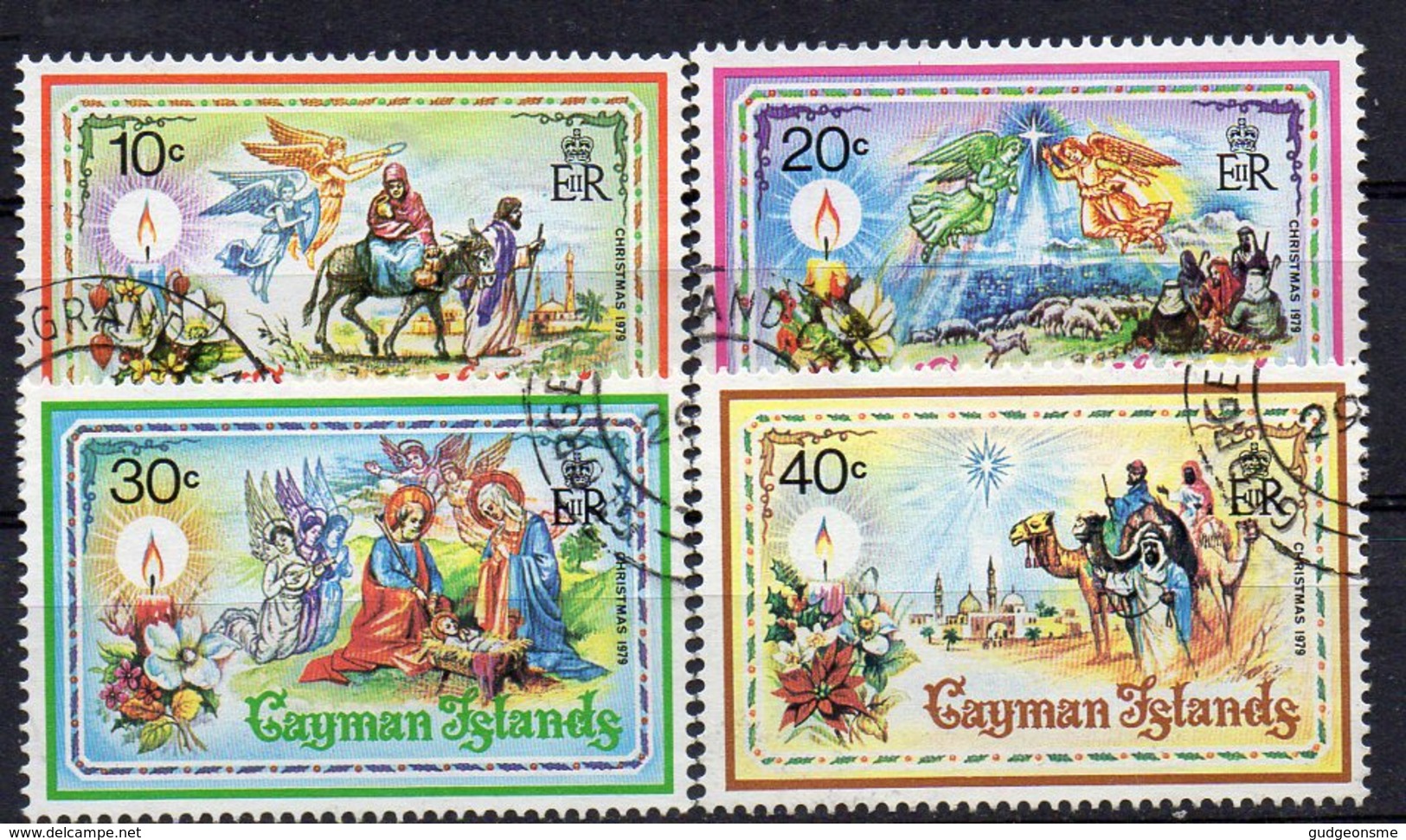 1979 Christmas Set Used - Cayman Islands