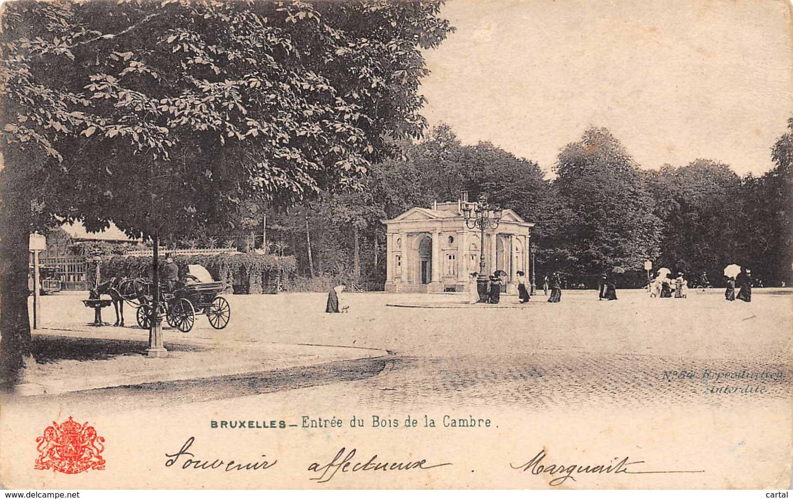 BRUXELLES - Entrée Du Bois De La Cambre - Bossen, Parken, Tuinen