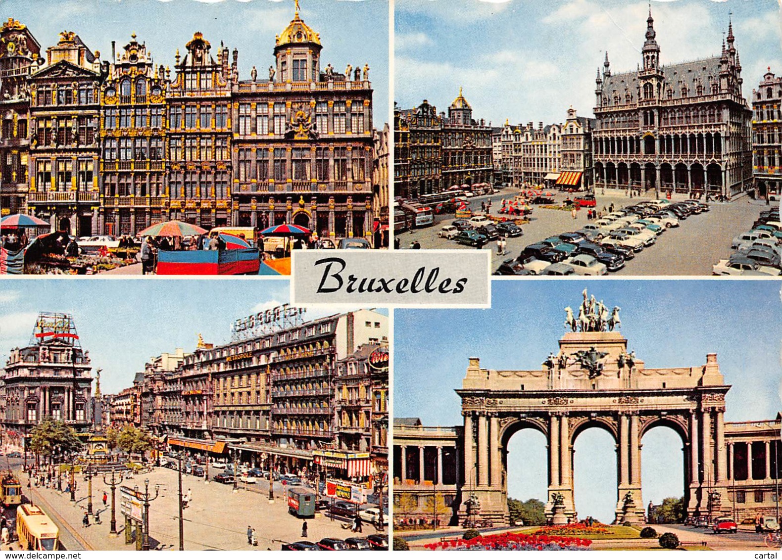 CPM - BRUXELLES - Panoramische Zichten, Meerdere Zichten