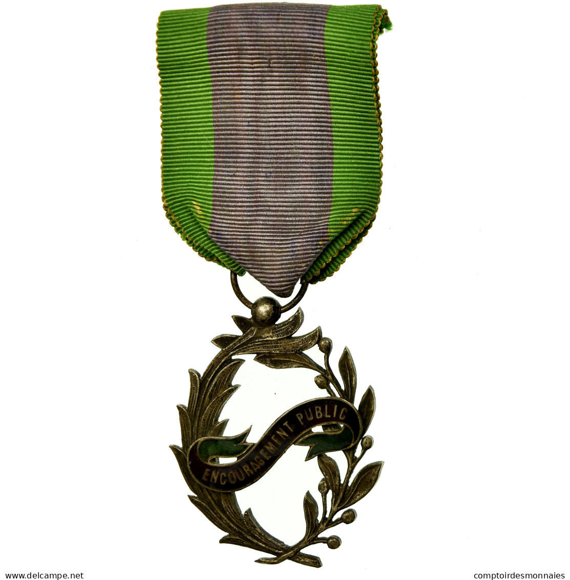 France, Encouragement Public, Médaille, Très Bon état, Silvered Bronze, 42 - Autres
