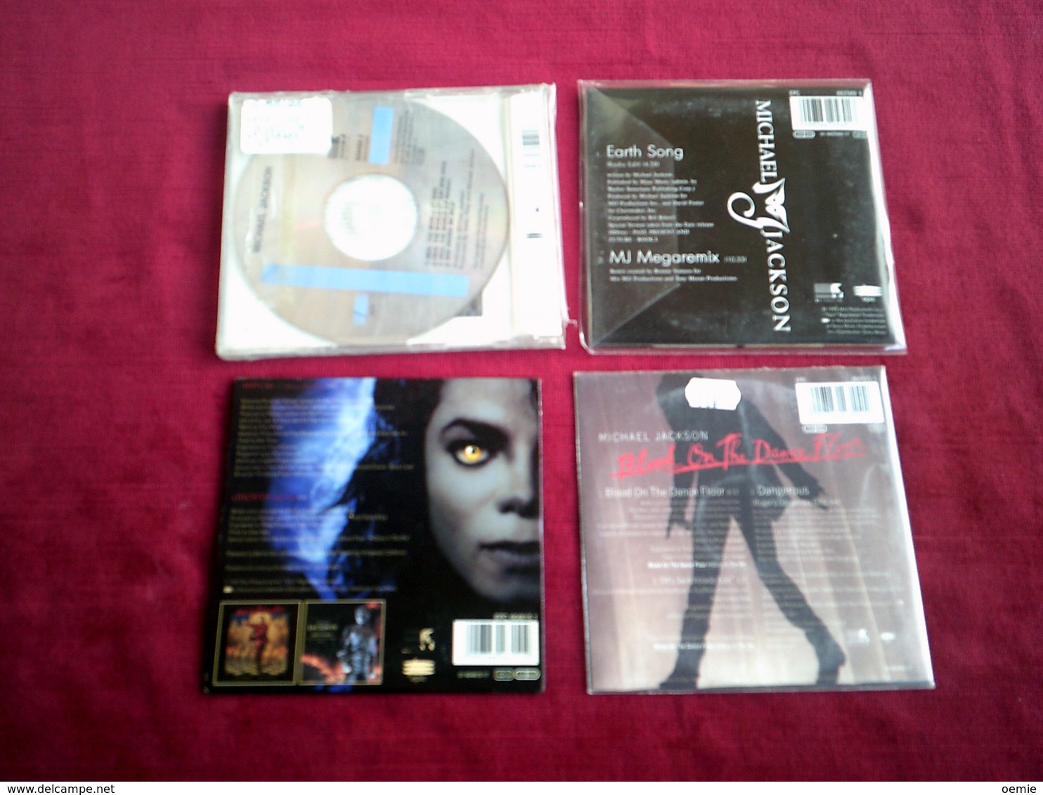 MICHAEL  JACKSON  ° COLLECTION DE 3 CD SINGLE  + 1 CD MAXI - Complete Collections