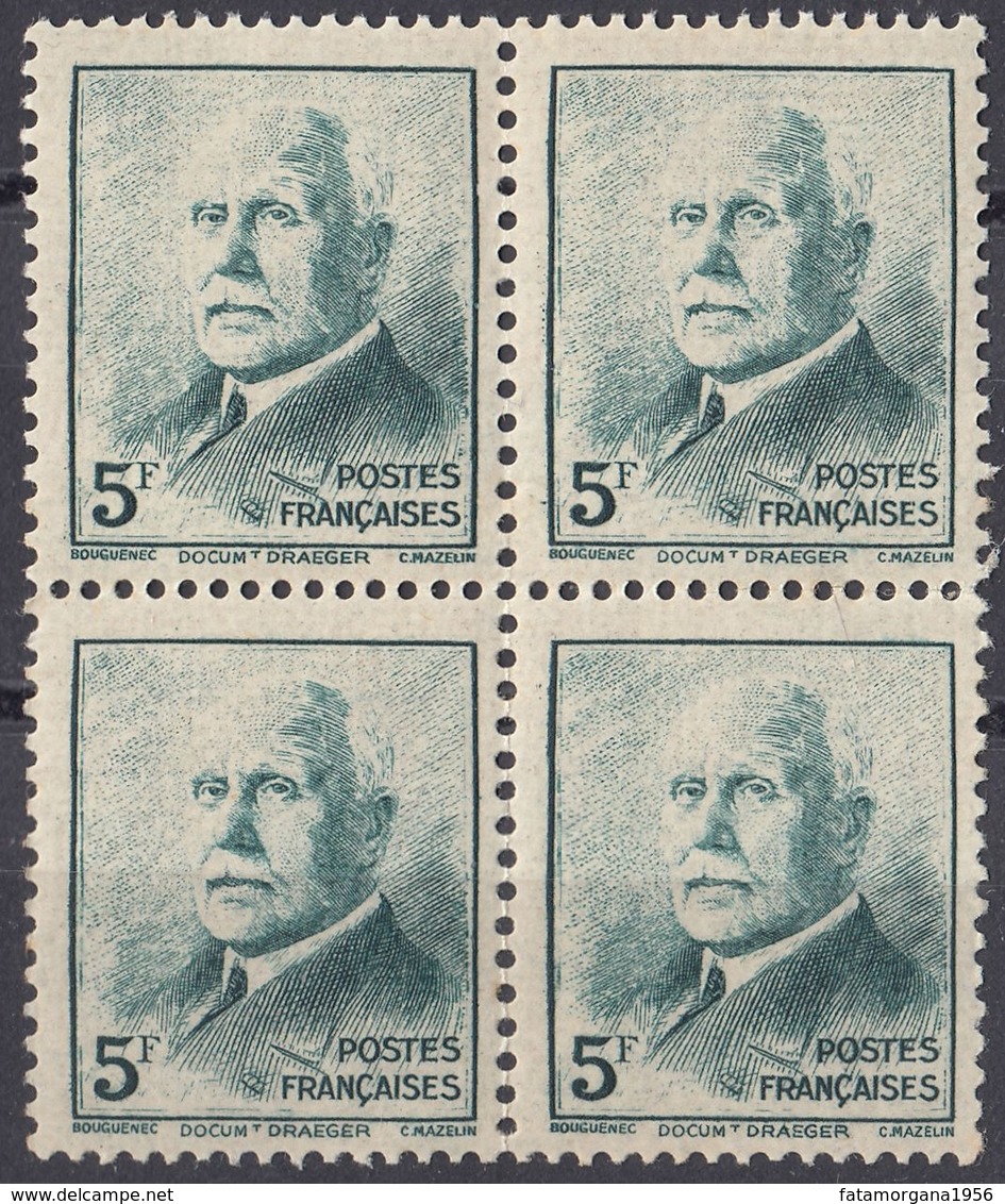 FRANCE - 1942 - Quartina Nuova MNH Di Yvert 524. - Nuovi