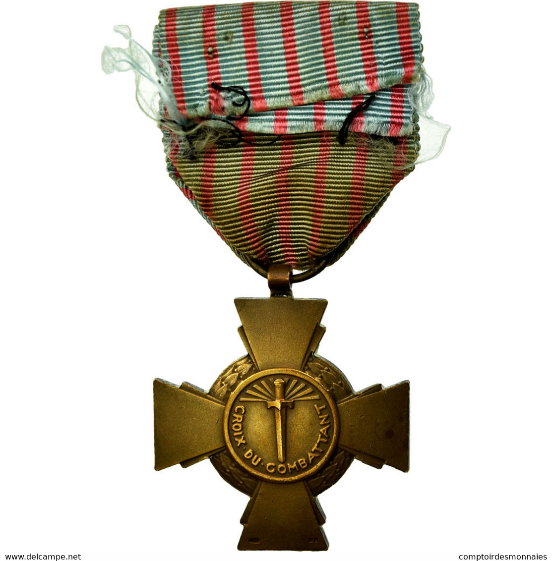 France, Croix Du Combattant Volontaire, Médaille, 1939-1945, Très Bon état - Autres & Non Classés