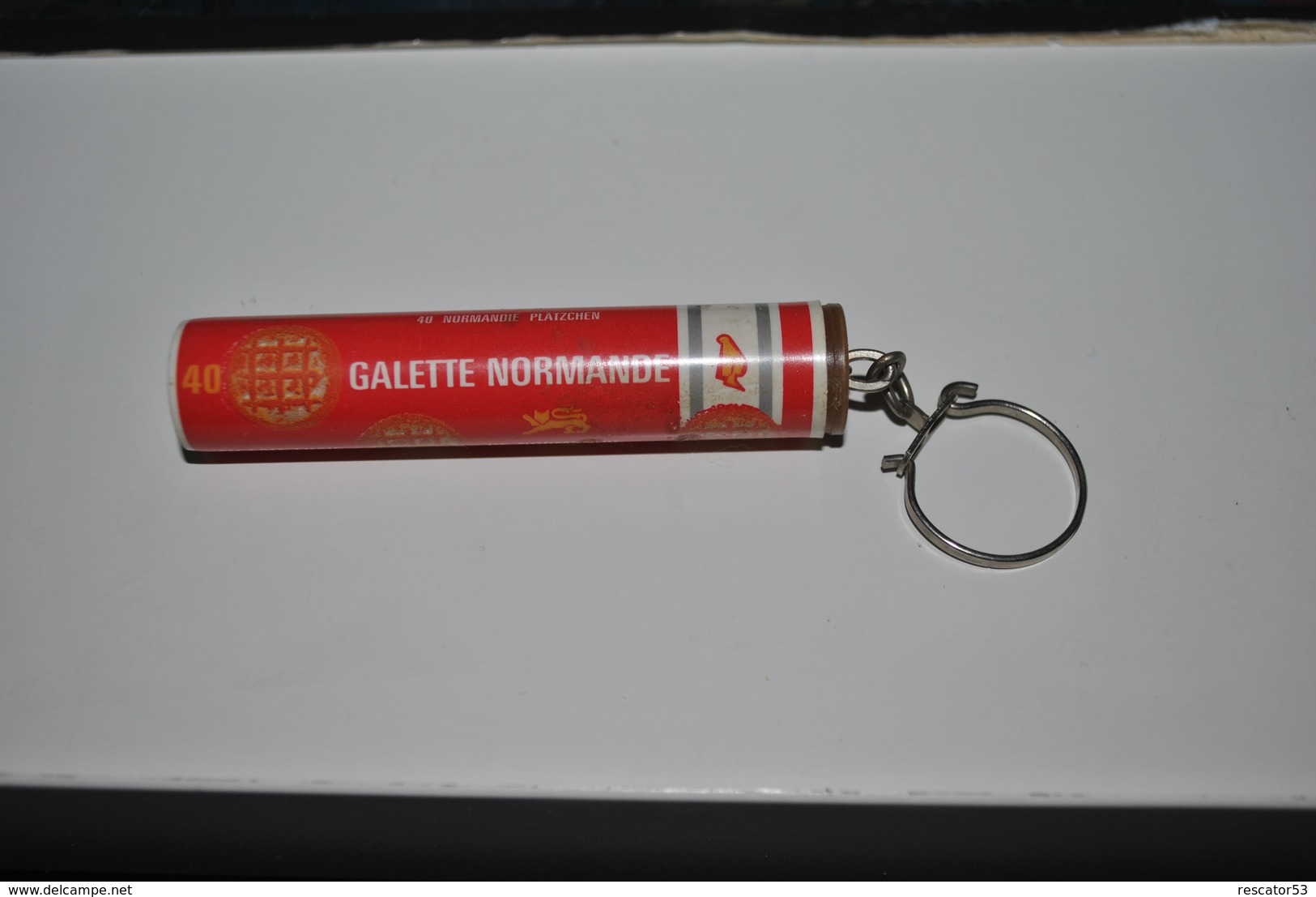 Rare Vintage Porte-clefs Années 50-60 Galette Normande - Portachiavi