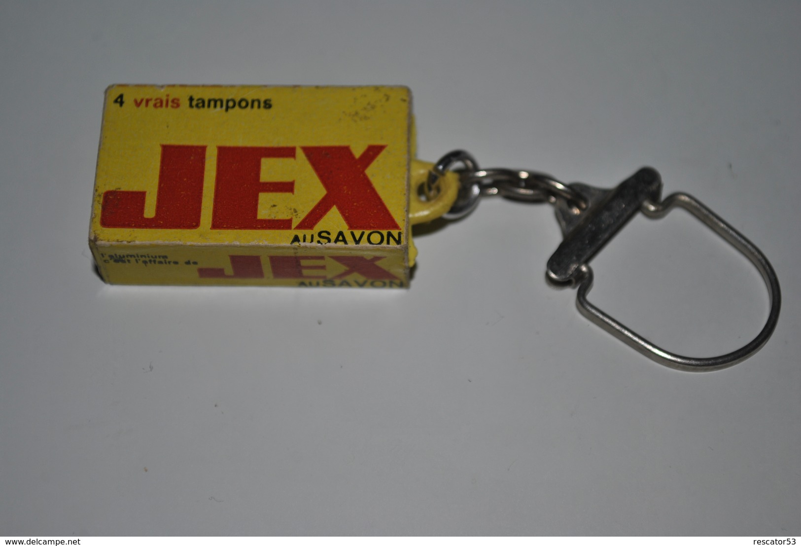 Rare Vintage Porte-clefs Années 50-60 Tampons Jex éponge - Porte-clefs