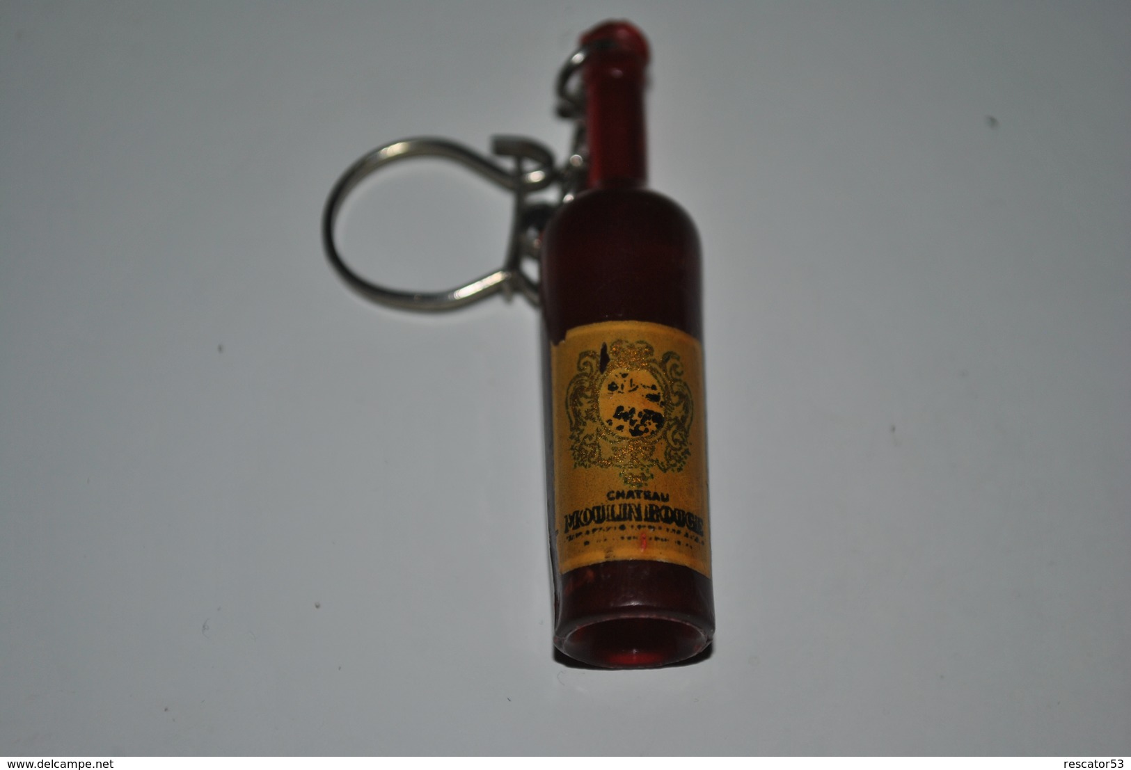 Rare Vintage Porte-clefs Années 50-60 Vin Chateau Moulin Rouge - Porte-clefs