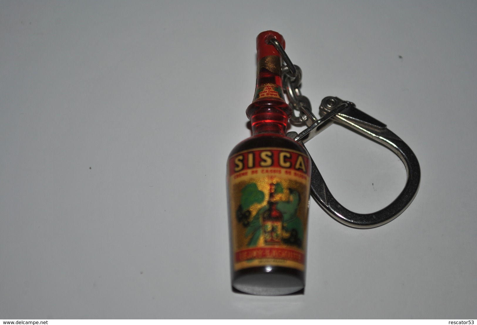 Rare Vintage Porte-clefs Années 50-60 Crème De Cassis Sisca - Key-rings