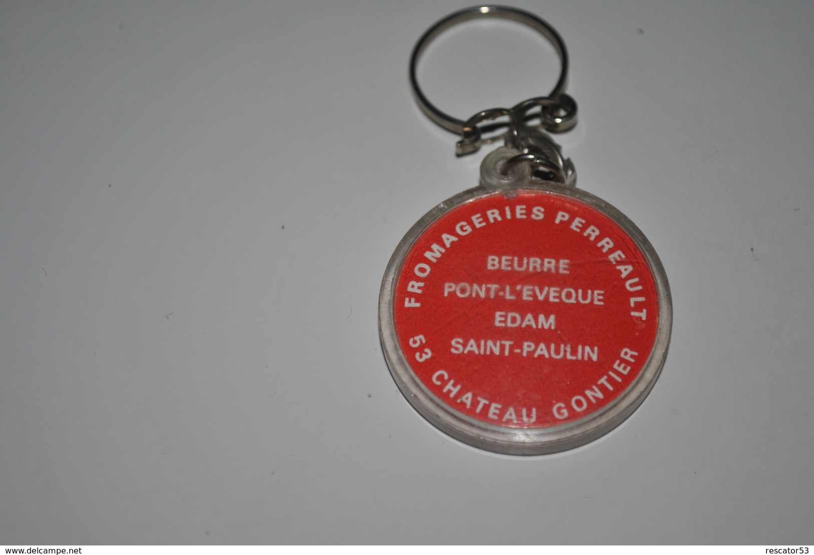 Rare Vintage Porte-clefs Années 50-60 Fromagerie Perreault Chateau-gontier   La Curieuse - Porte-clefs