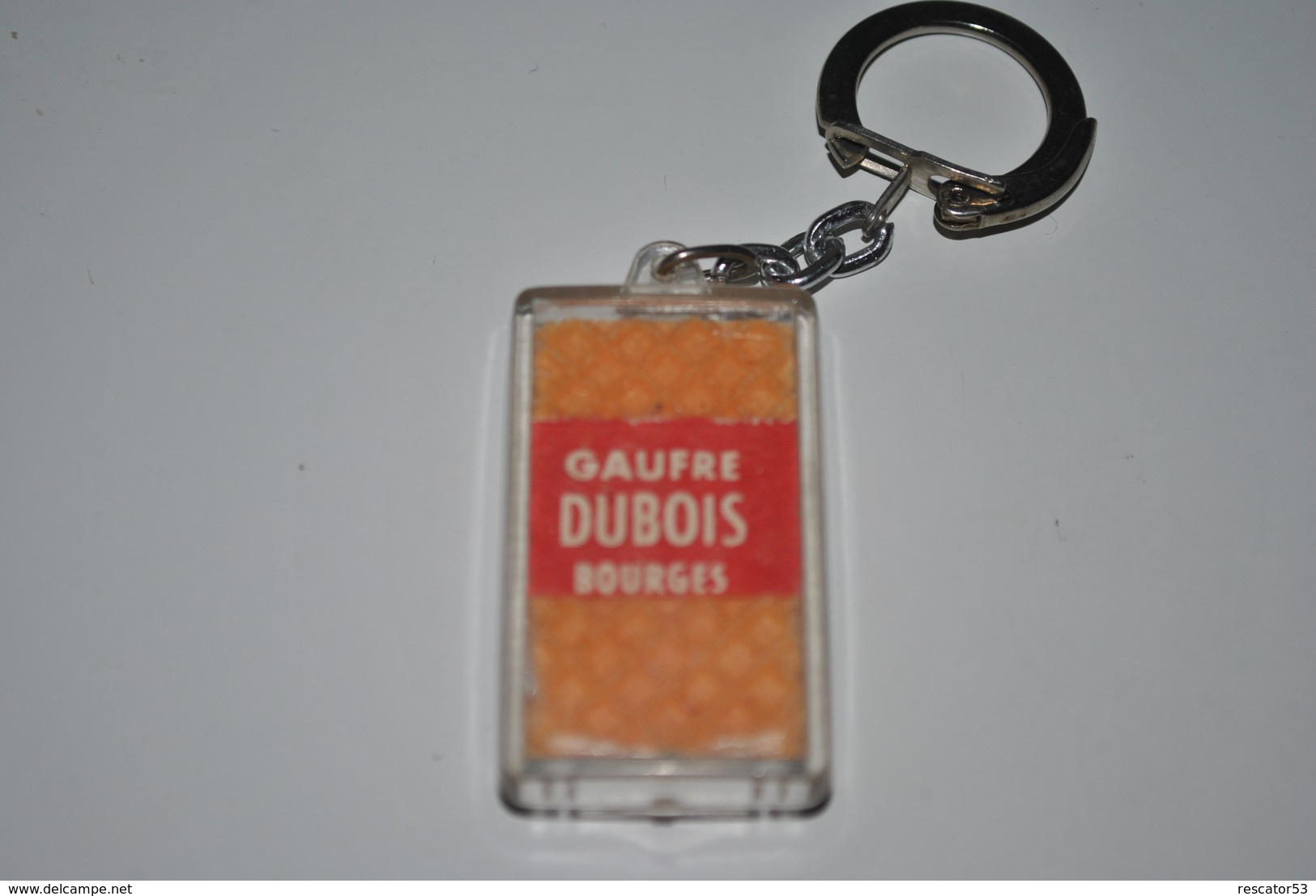 Rare Vintage Porte-clefs Années 50-60 Gaufre Dubois à Bourges - Porte-clefs