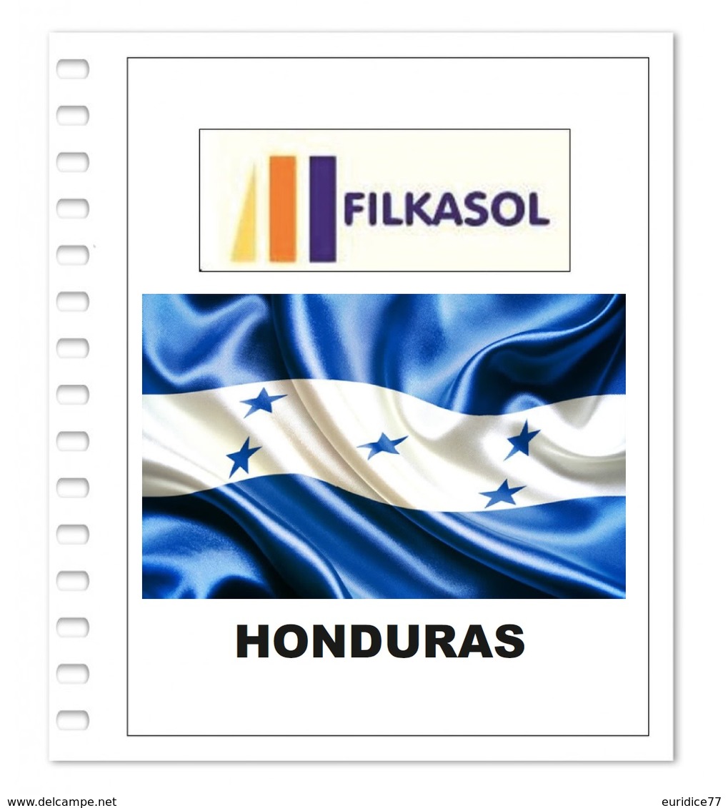 Suplemento Filkasol Honduras 2016 + Filoestuches HAWID Transparentes - Pre-Impresas