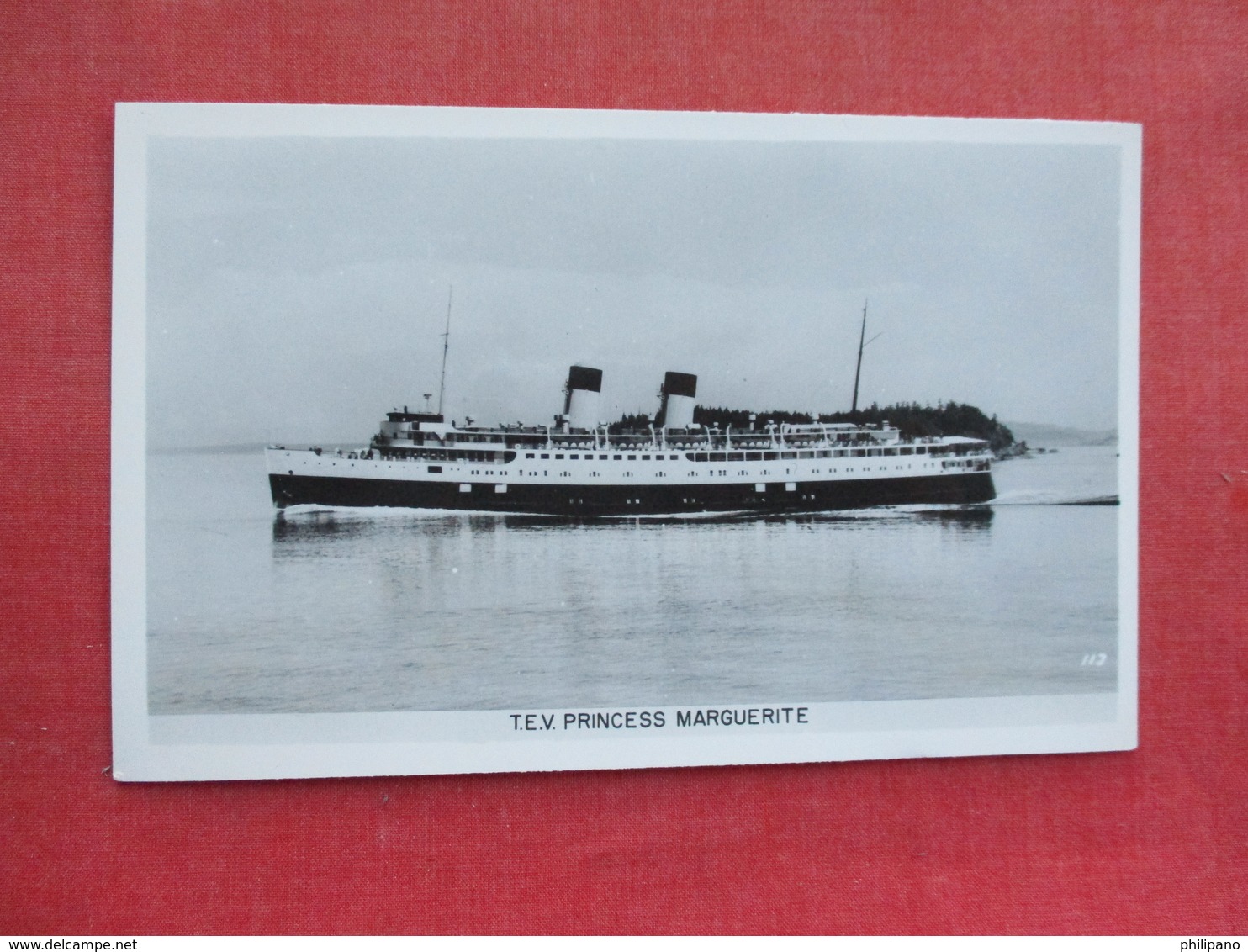 RPPC  TEV Princess Marguerite        Ref 3289 - Steamers