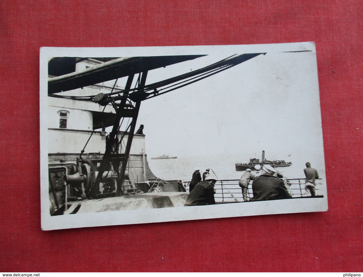 RPPC On Deck Navy Ship      Ref 3289 - Guerra